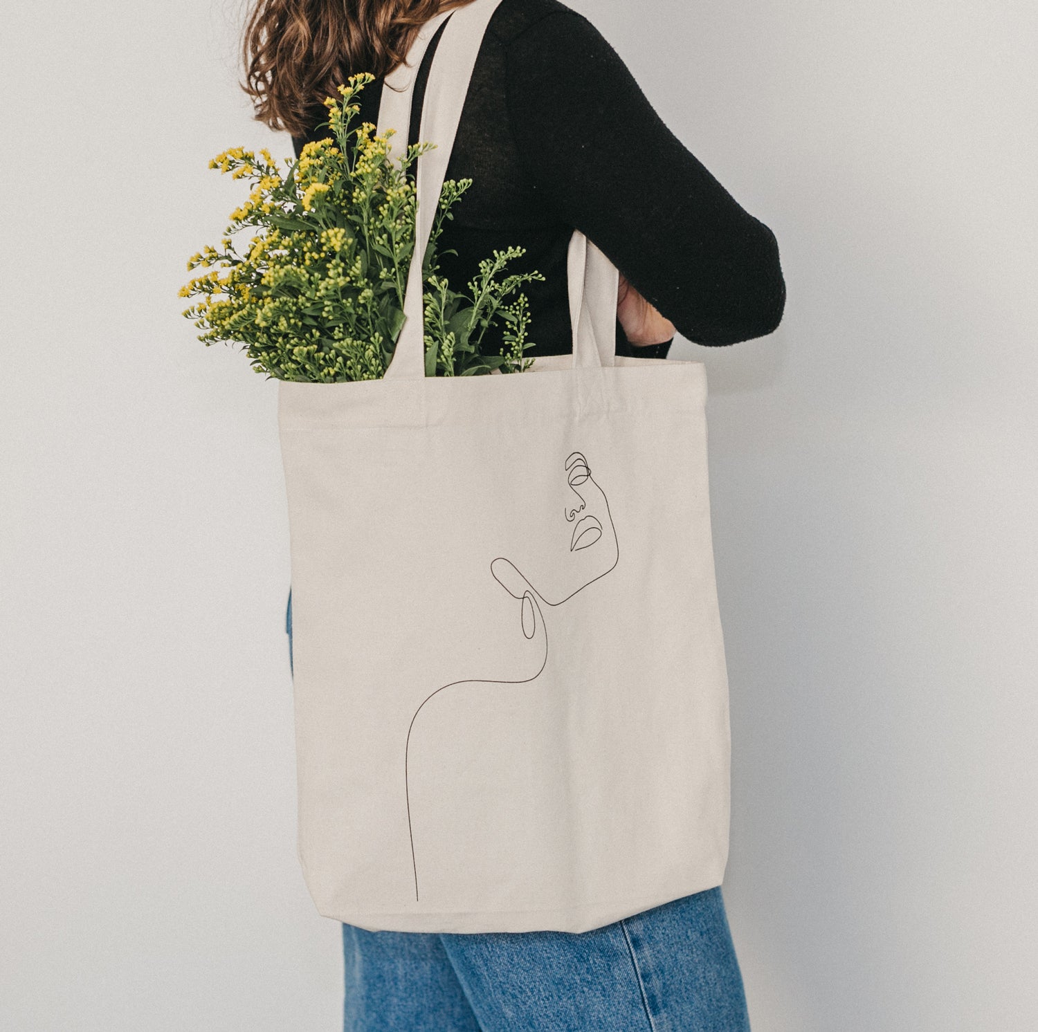 tote bag minimalista mujer