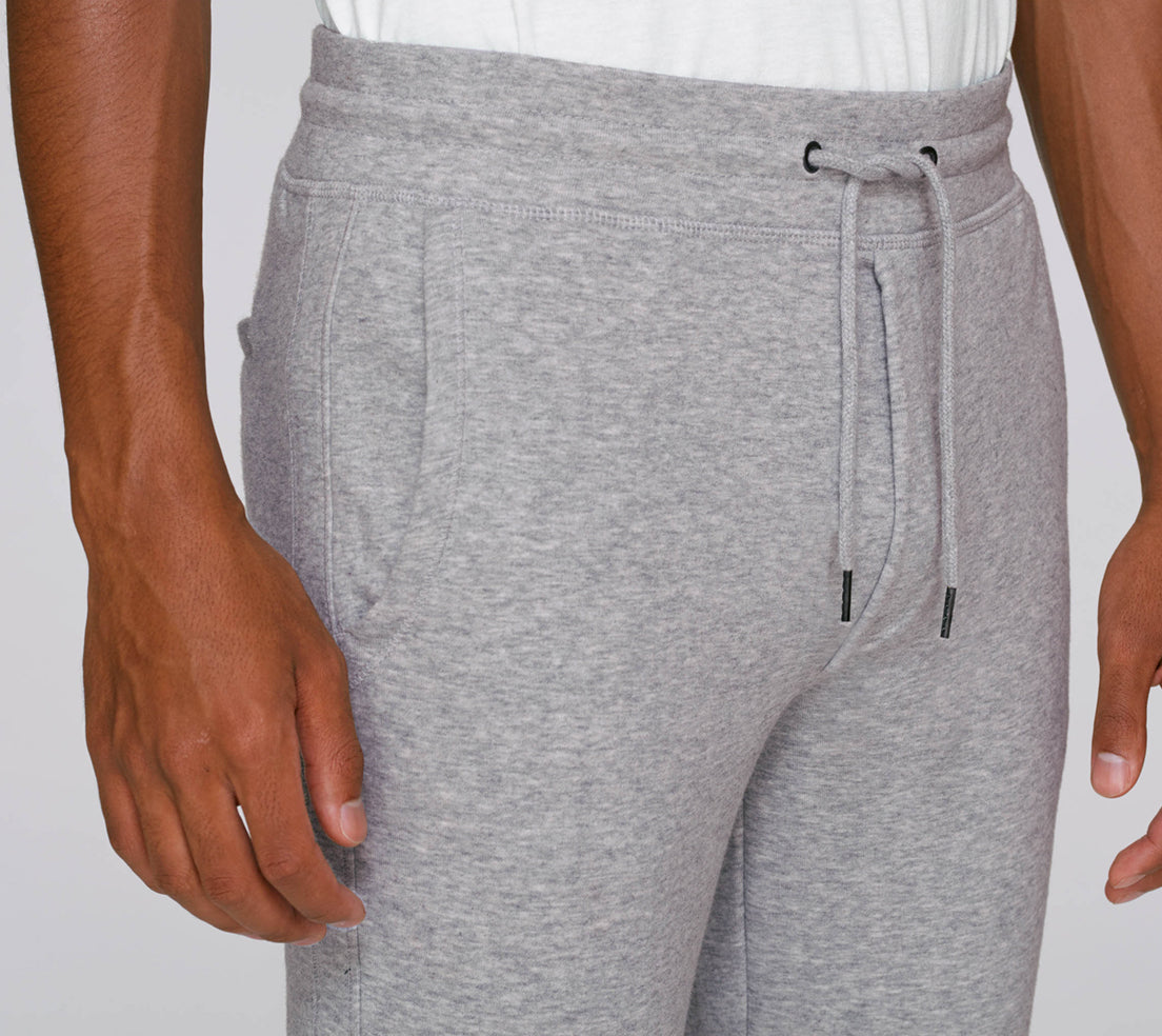 Fitted Trousers Heather Grey Men