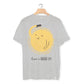 camiseta algodón orgánico - Have a Good Day Kids color heather grey
