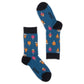 Socks Ice Cream Blue