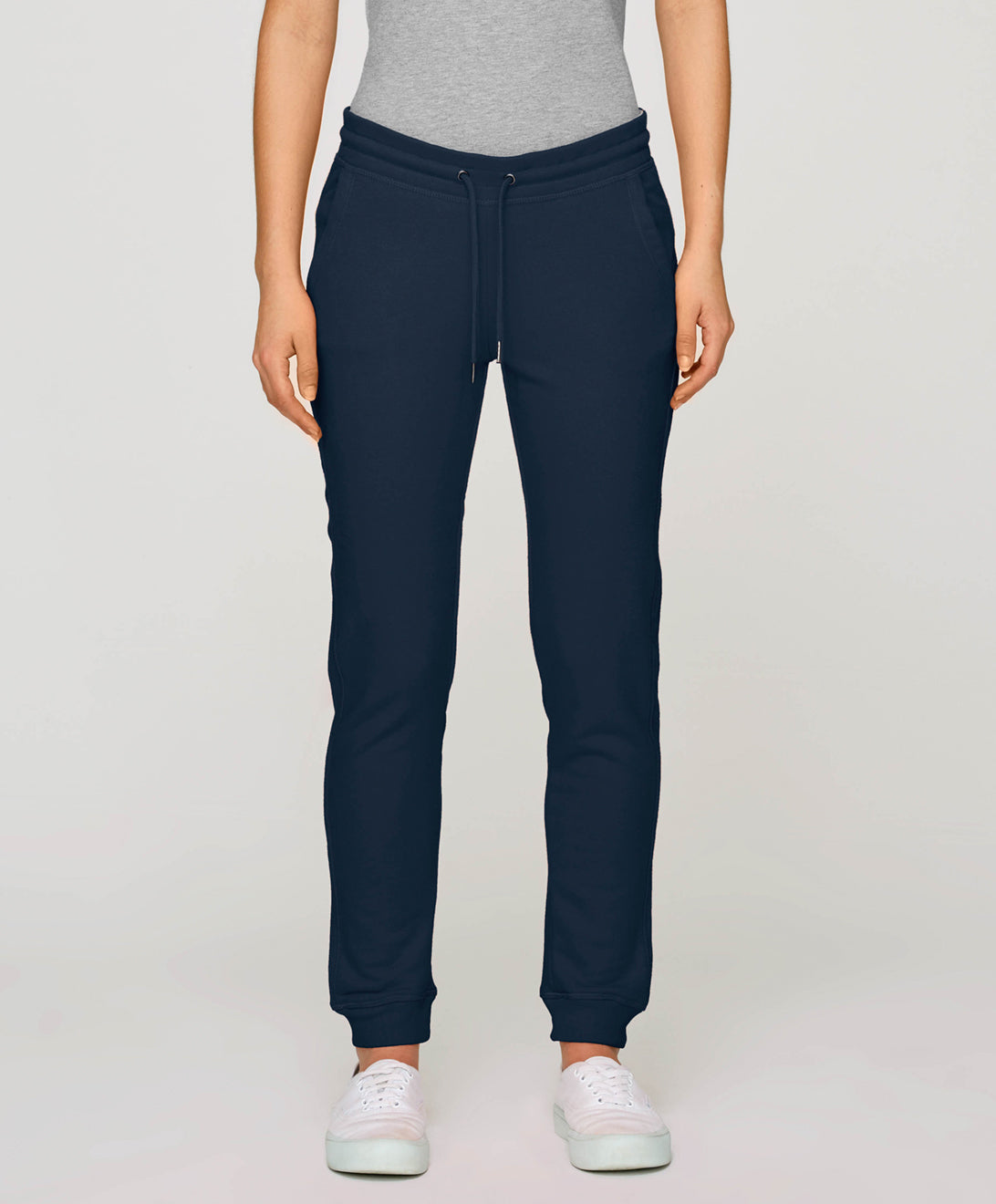 Fitted Trousers French Navy Women