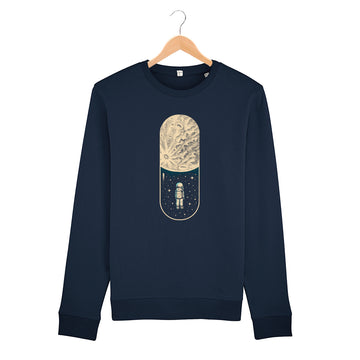 Sudadera algodón orgánico - Space Capsule