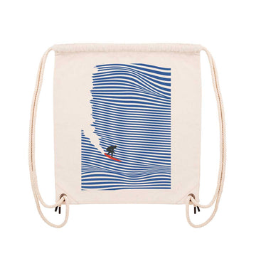 Surfing Jaws - Gym Bag