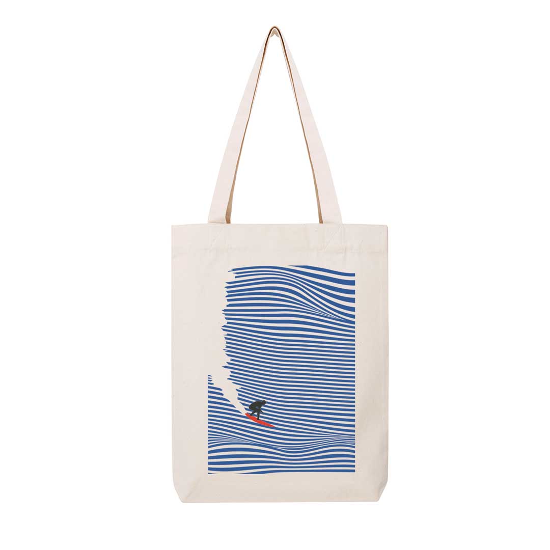 Surfing Jaws - Tote Bag