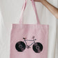 tote bag bicicleta vinilo